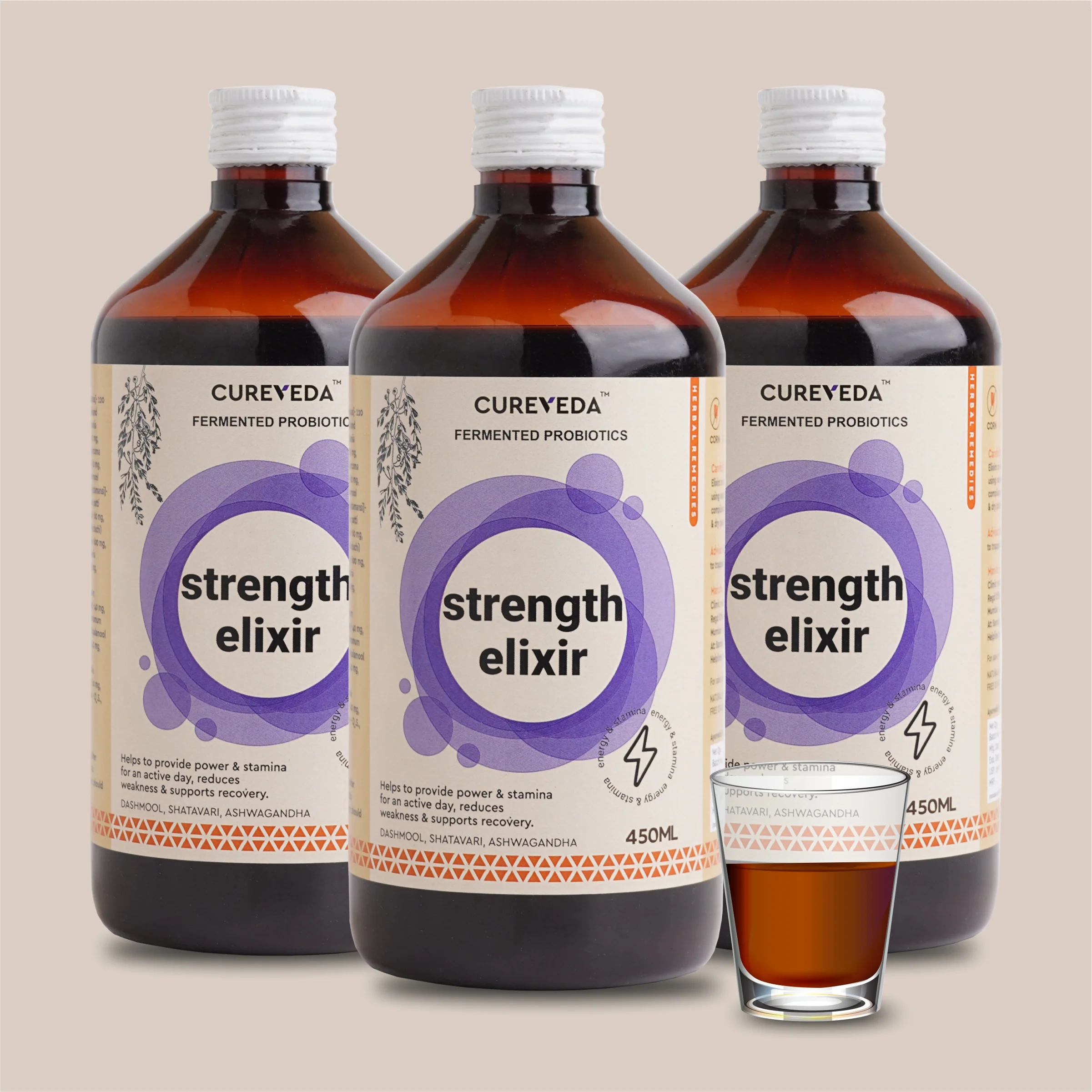 Cureveda Strength Elixir with Fermented Probiotics - Image 7