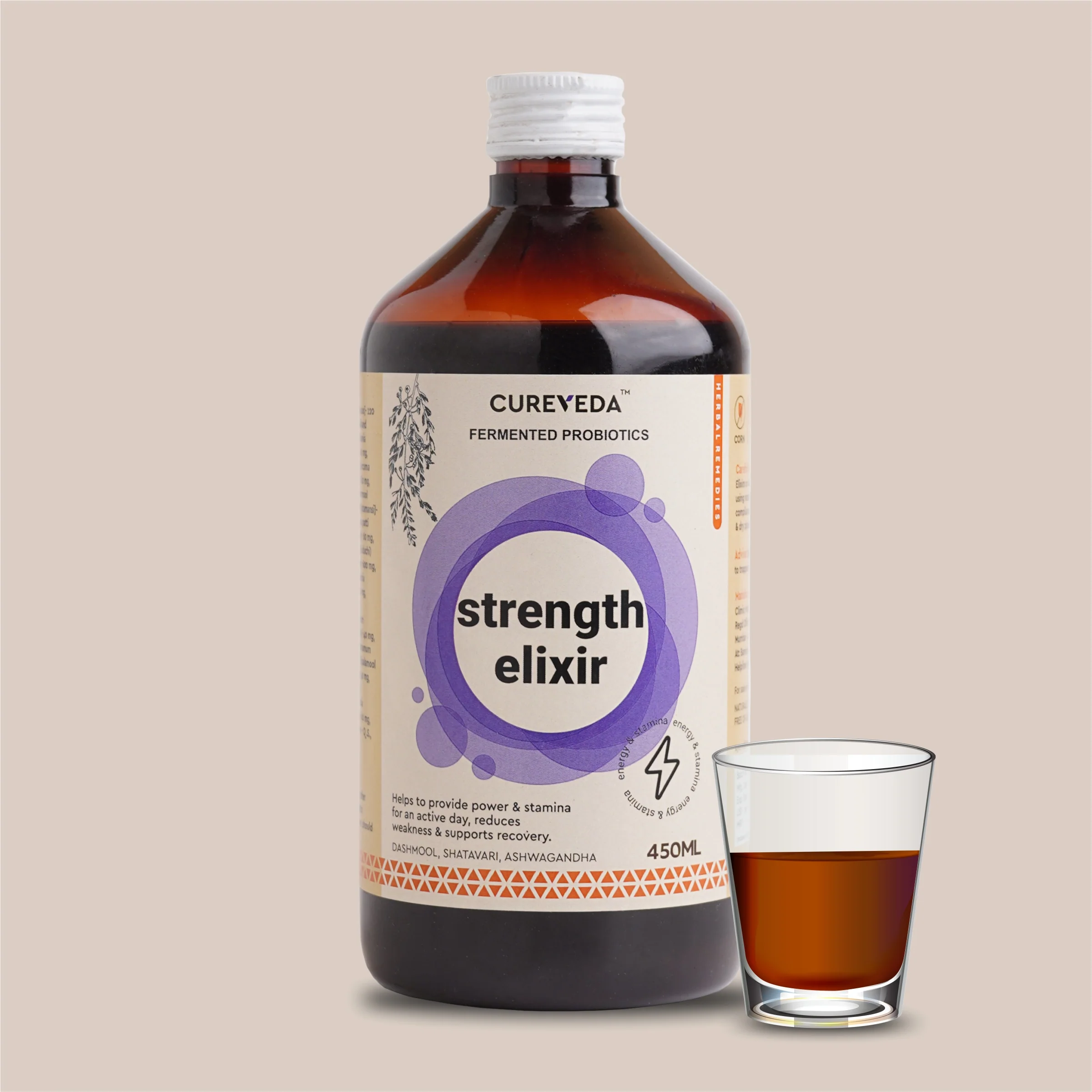 Cureveda Strength Elixir with Fermented Probiotics - Image 8