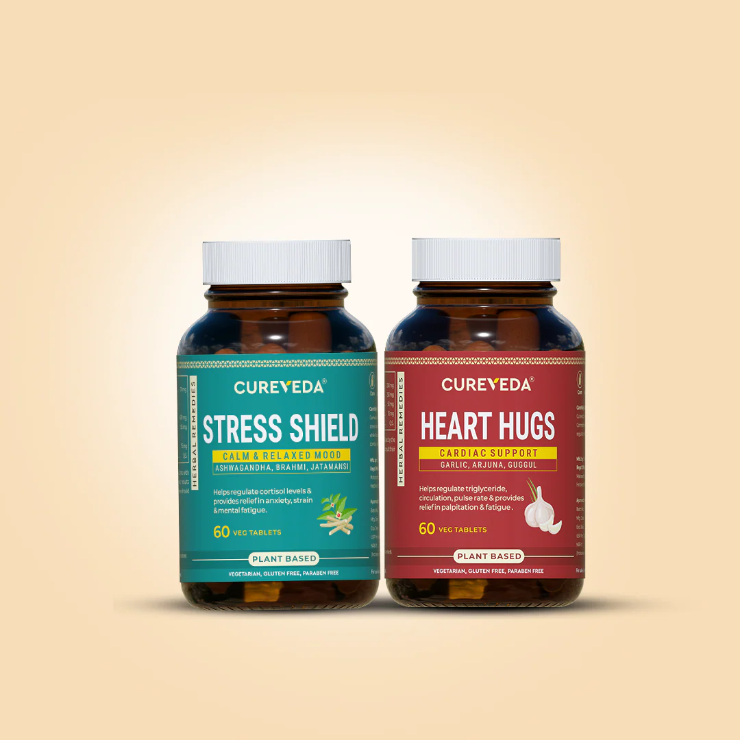 Cureveda's Stress Shield & Heart Hugs
