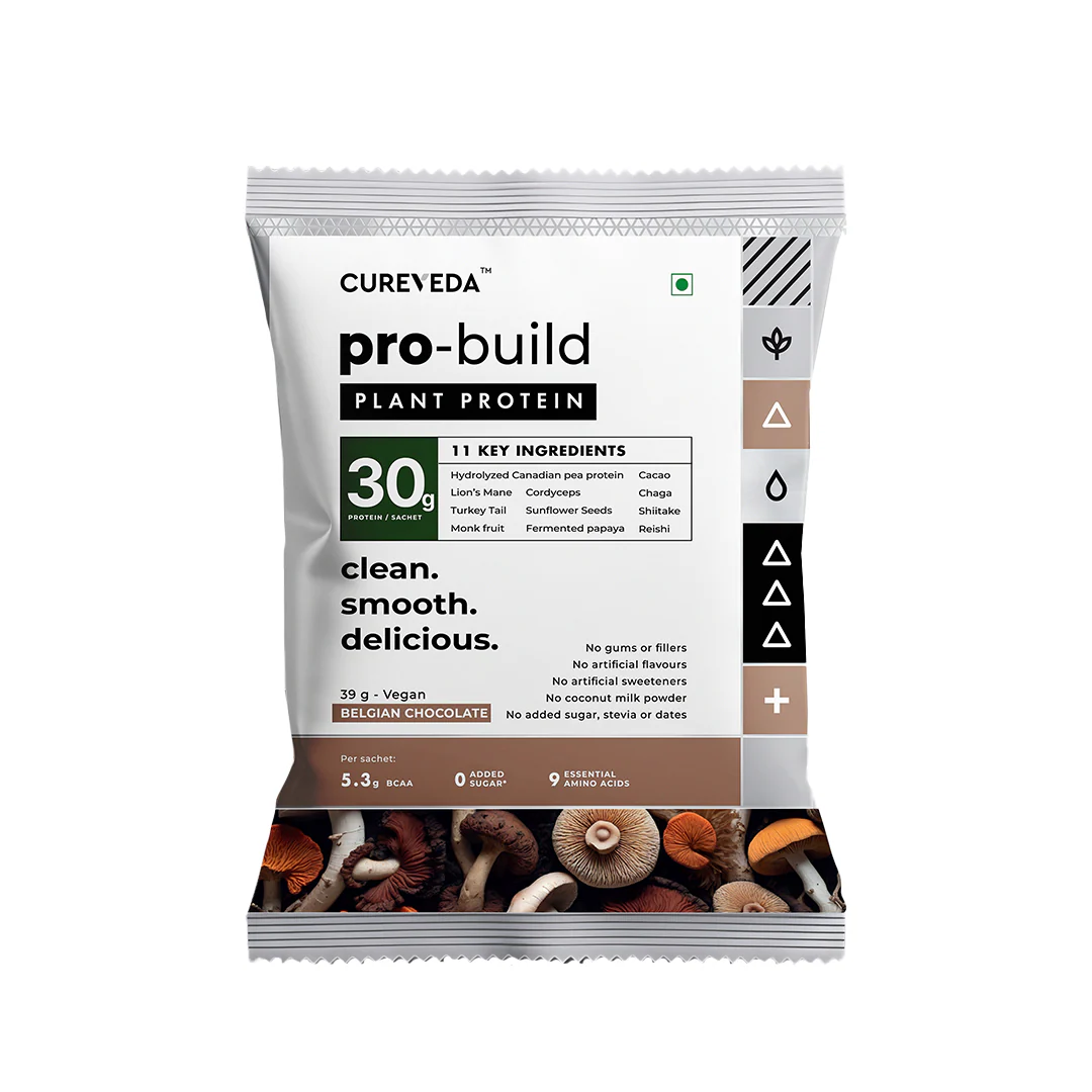 Pro-build protein + 6 mushrooms for lean muscle - 1 sachet
