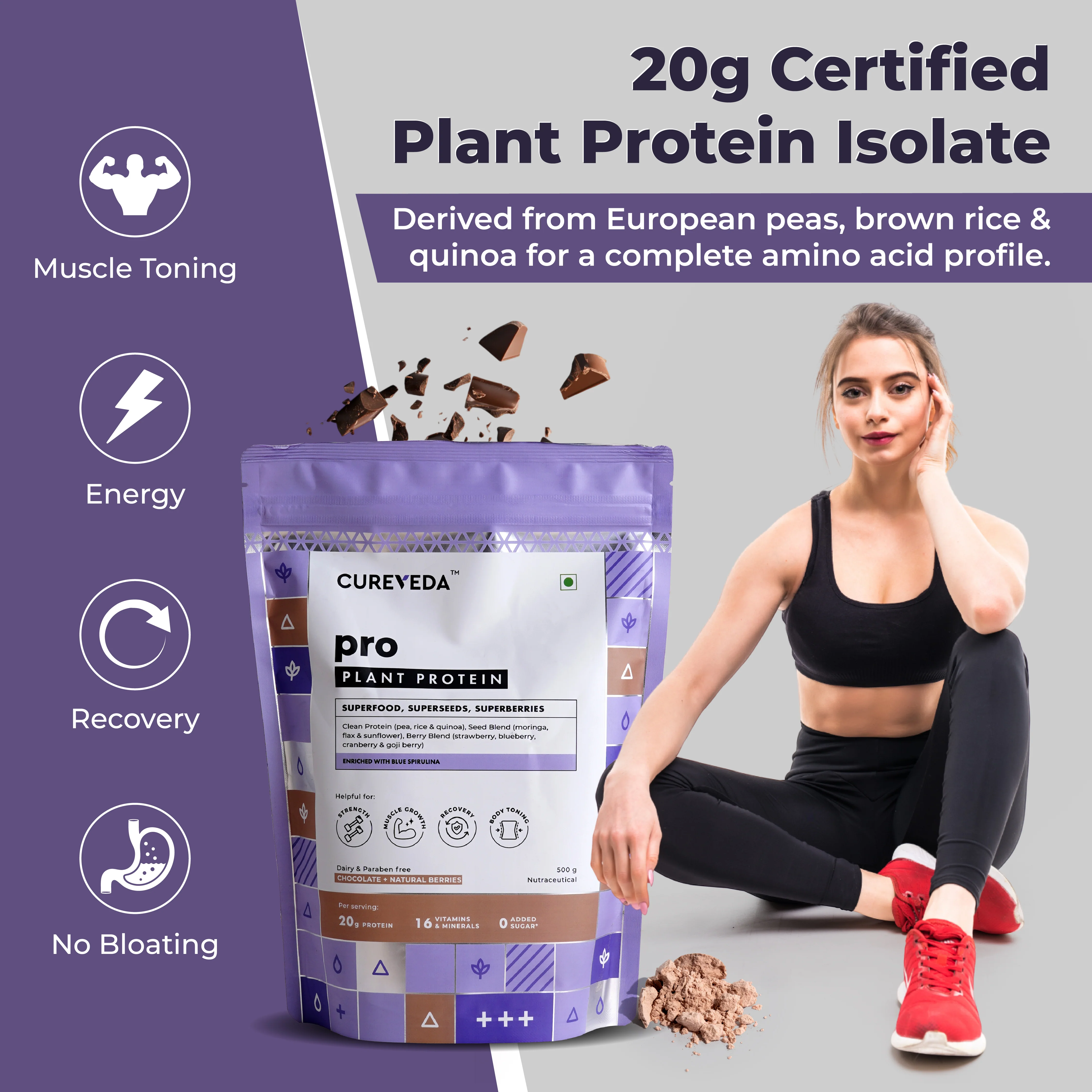 Cureveda Superfood Plant Protein - Image 4